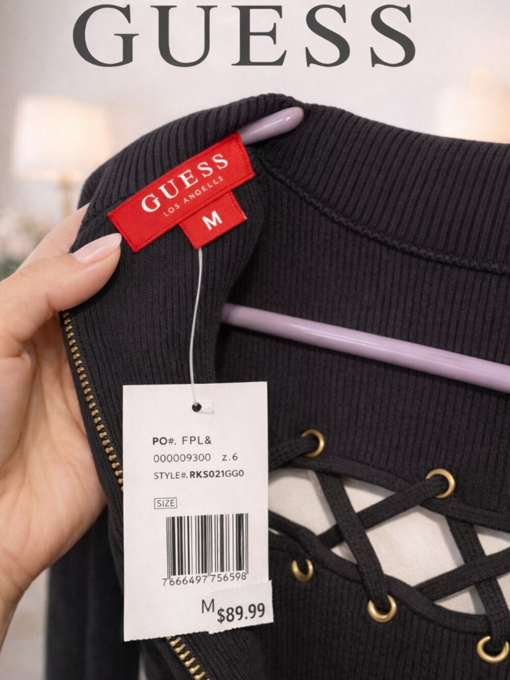 GUESS Bodycon Dress M - Picture 5 of 7